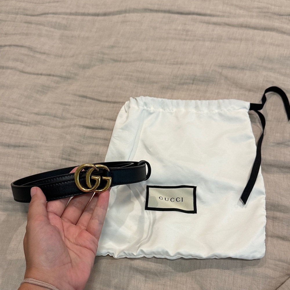 Gucci GG Marmont thin belt
